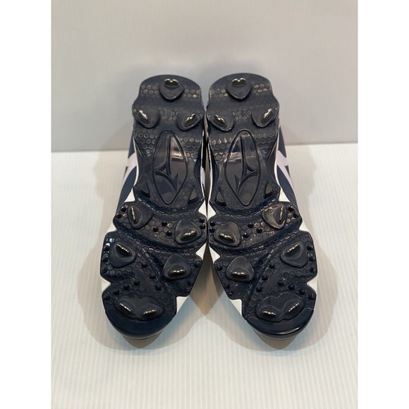 MIZUNO MENS CLEAT BASEBALL SHOE US 12 9-SPIKE AMBITION NAVY BLUE WHITE NEW NWT - Picture 6 of 6